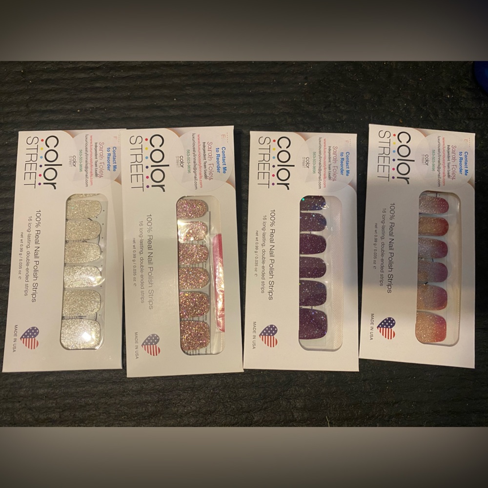 Color street nails 4 sets - Glitter!